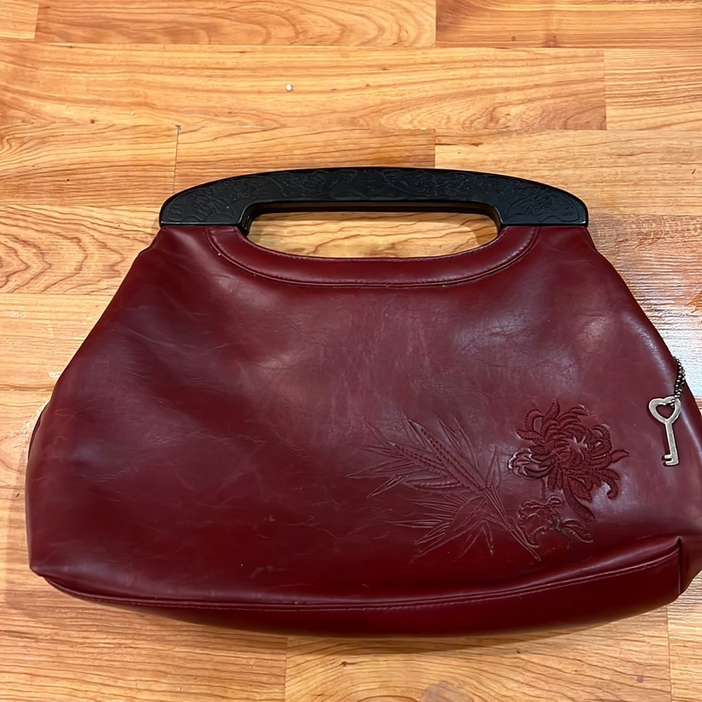 Forever By Fossil leather handbag boho bohemian hippie vintage y2k